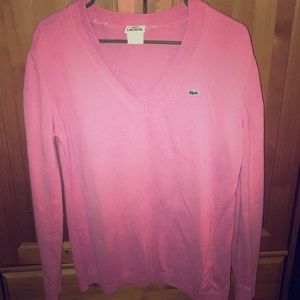 Authentic Lacoste V-neck sweater.  Good condition